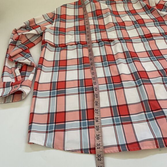 Field & Stream Shirt Men's Size 2XL Plaid Long Sleeve Vented Hiking Fishing‎ - Picture 7 of 9